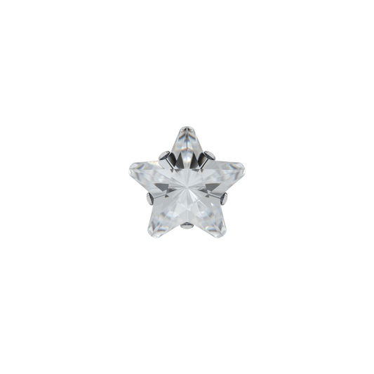 Sensitive by STUDEX® Cubic Zirconia Star Cut -Black Box