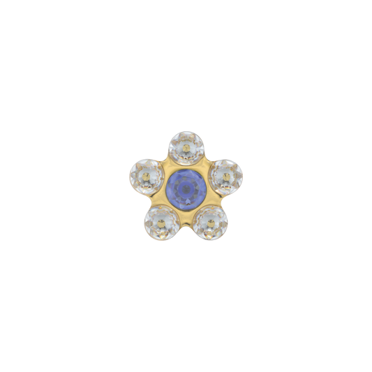 Sensitive by STUDEX® Daisy Crystal & Sapphire -Black Box
