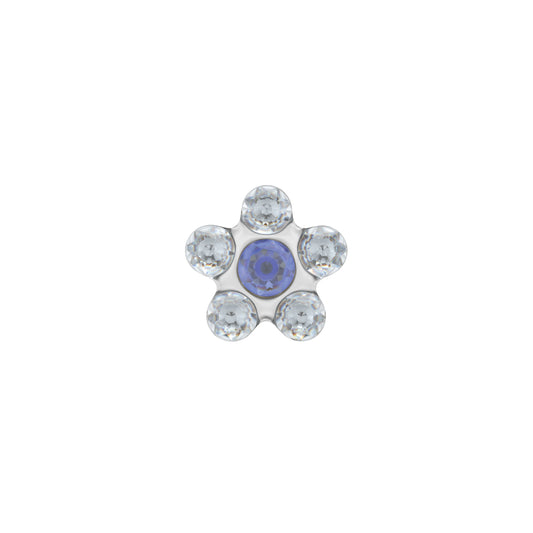 Sensitive by STUDEX® Daisy Crystal & Sapphire -Black Box