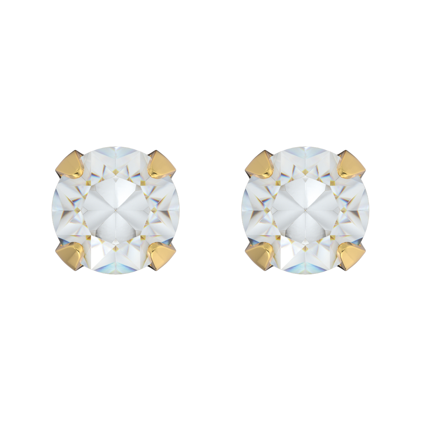 Sensitive by STUDEX® Prong Setting Cubic Zirconia Tube Cube