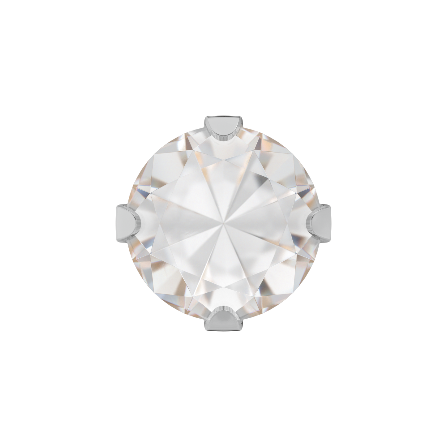 Sensitive by STUDEX® Prong Setting Cubic Zirconia Tube Cube