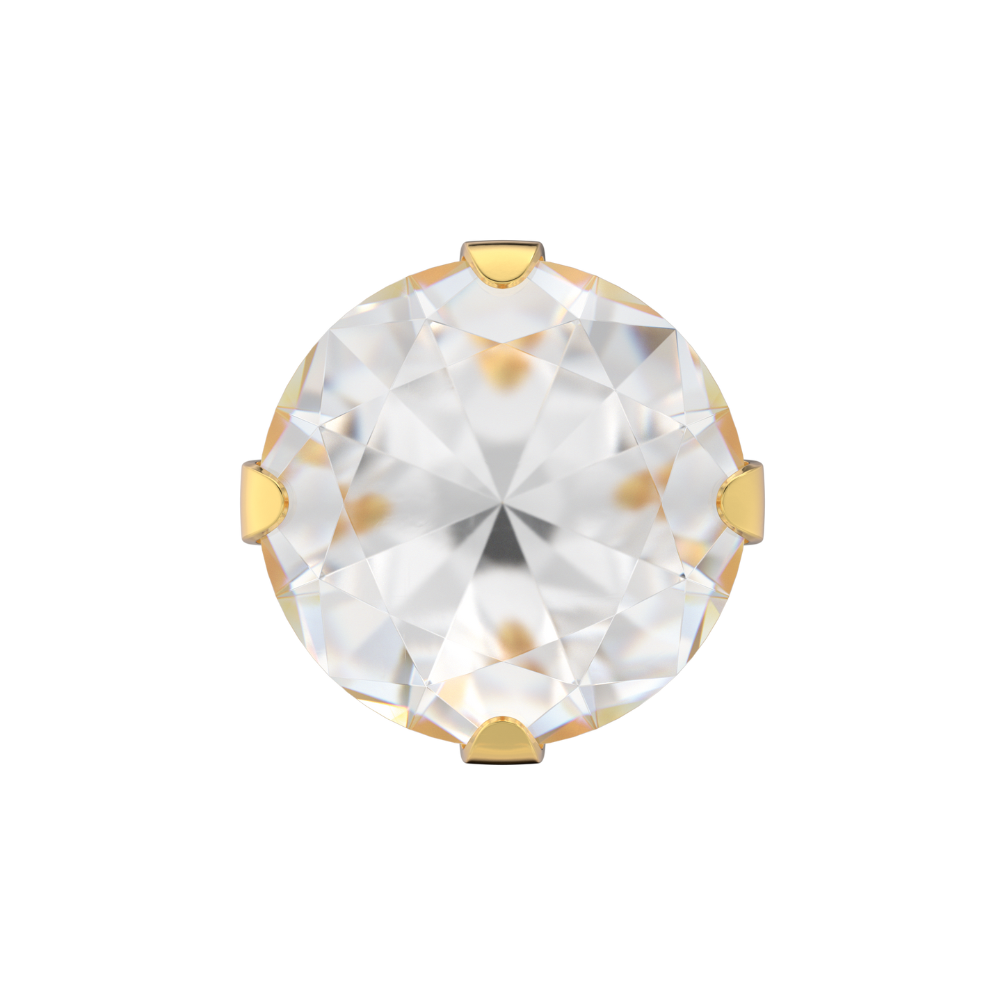 Sensitive by STUDEX® Prong Setting Cubic Zirconia Tube Cube