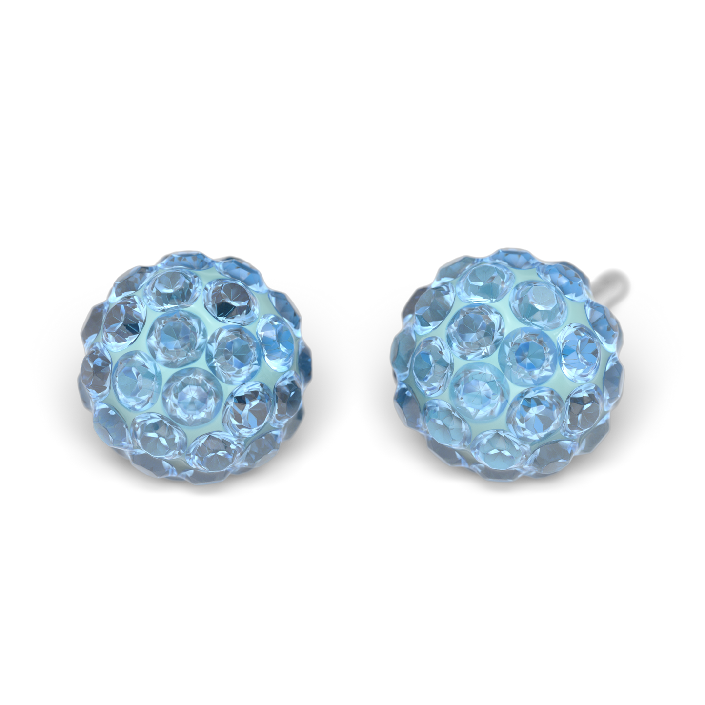 Sensitive by STUDEX® Fireball Aquamarine Tube Cube