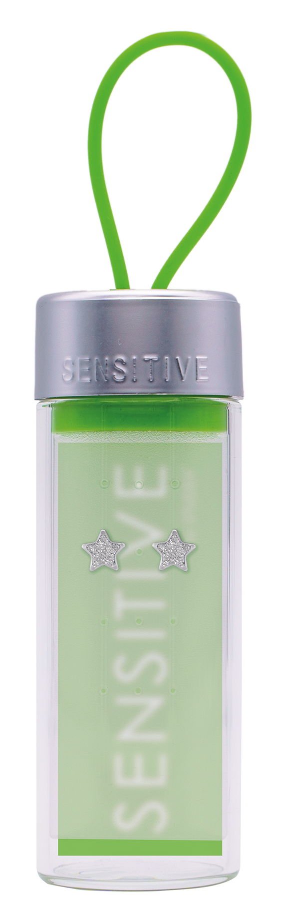 Sensitive by STUDEX®  Glitter White Star Tube Cube