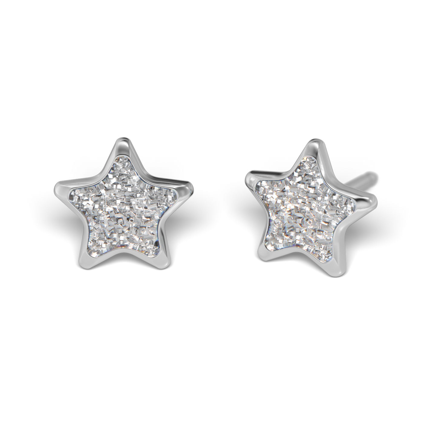 Sensitive by STUDEX®  Glitter White Star Tube Cube