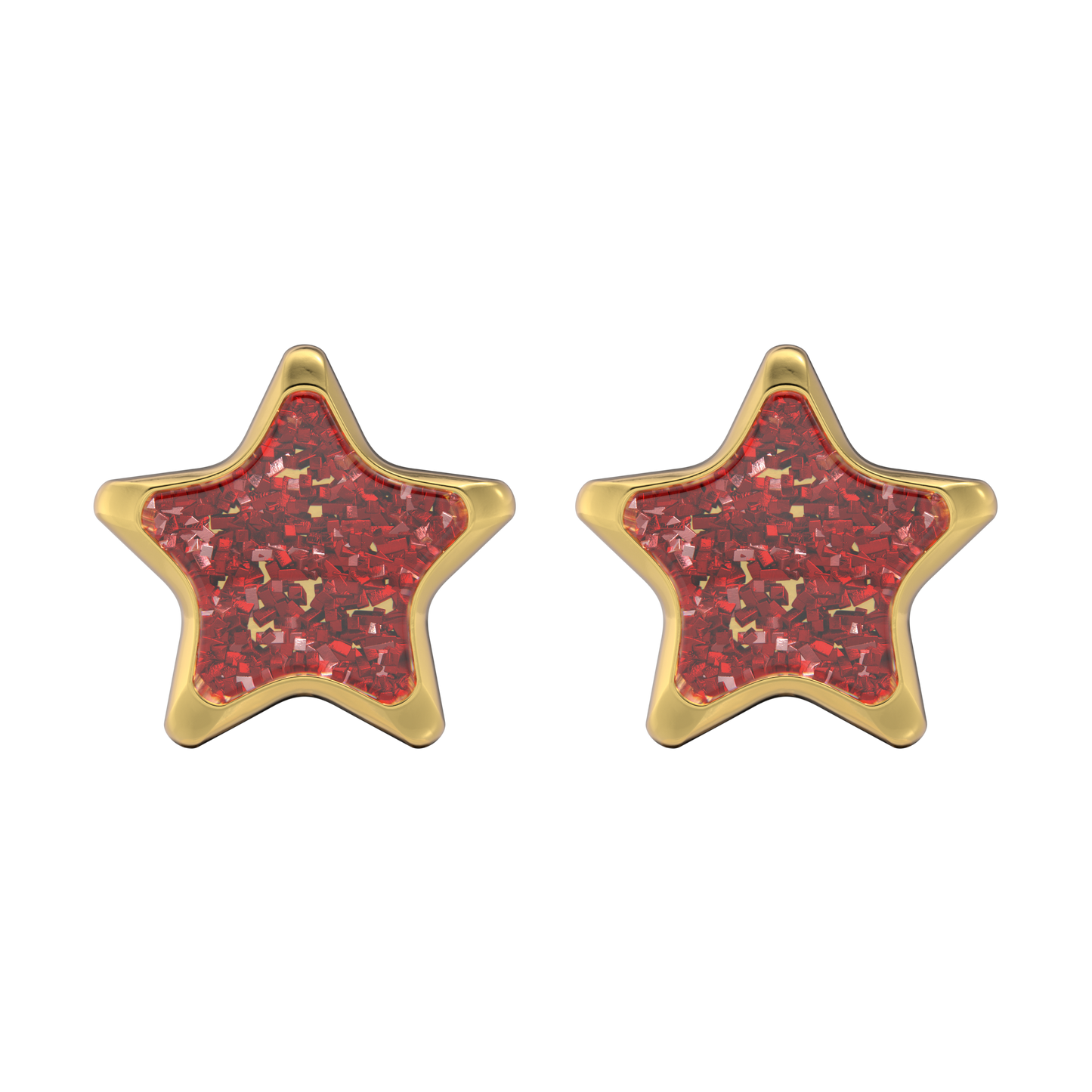 Sensitive by STUDEX®  Glitter Red Star Tube Cube