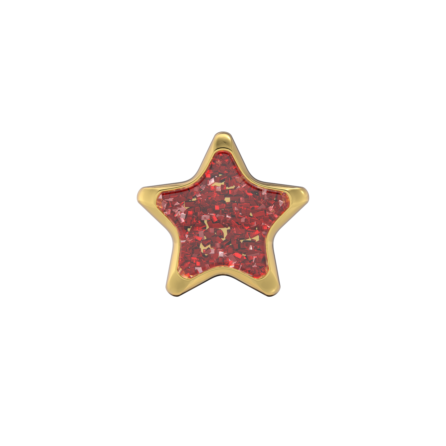 Sensitive by STUDEX®  Glitter Red Star Tube Cube