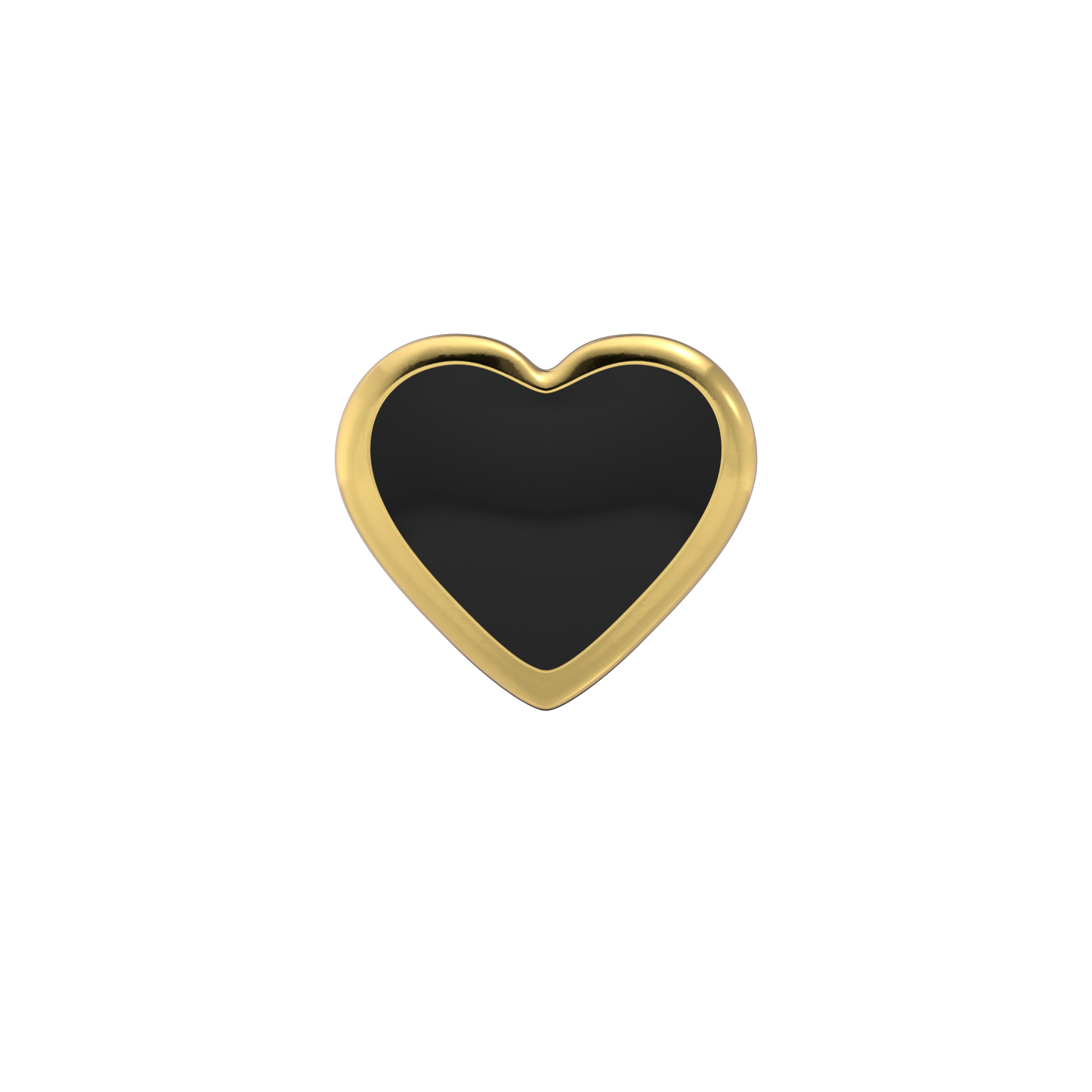 Sensitive by STUDEX®  Black Heart Tube Cube