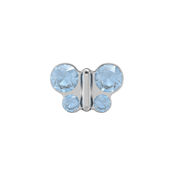Sensitive by STUDEX® Butterfly March Aquamarine -Black Box