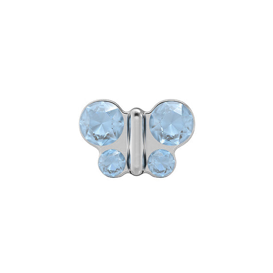 Sensitive by STUDEX® Butterfly March Aquamarine -Black Box